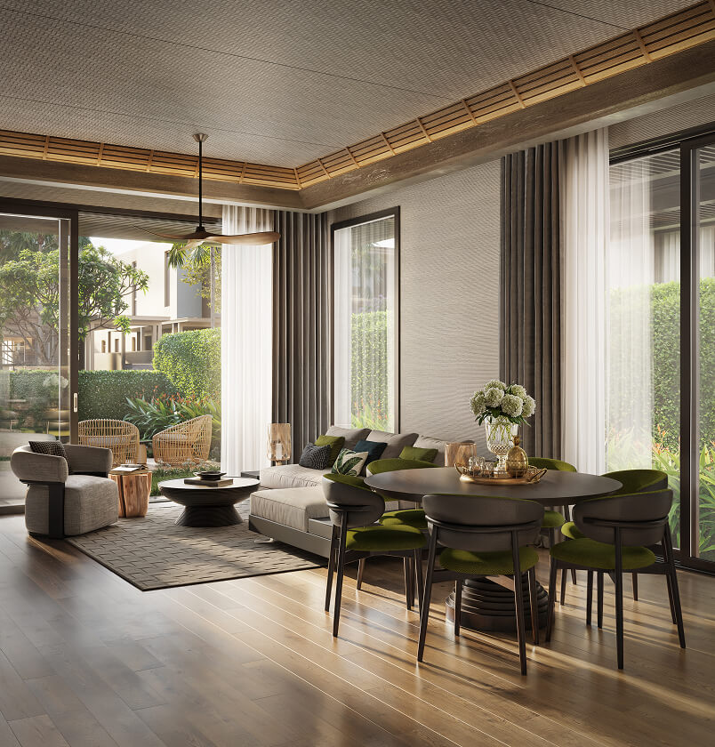 Tư dinh
là không gian
nghệ thuật